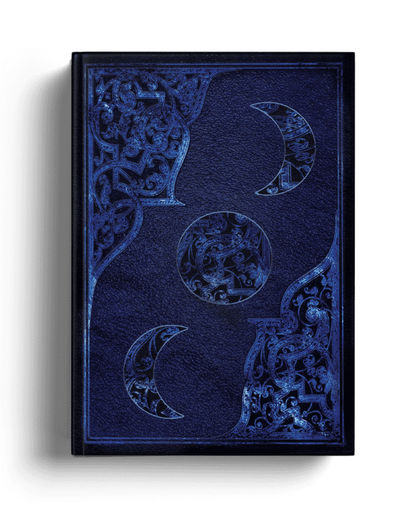 Gilded moon journal